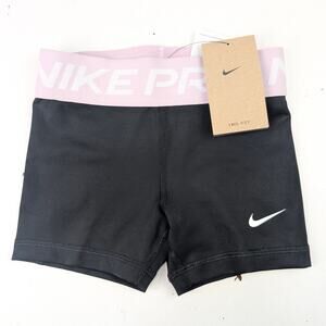 Nike Pro Girls XS Bike Shorts -Lilac/Black